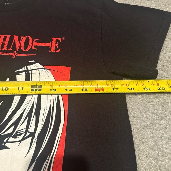Death Note Shirt Adult Small Black Red Light Yagami And Ryuk Anime Manga T Shirt - Picture 10 of 11